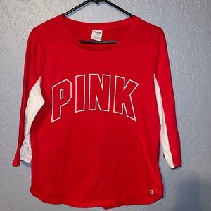 PINK 3/4 sleeve shirt